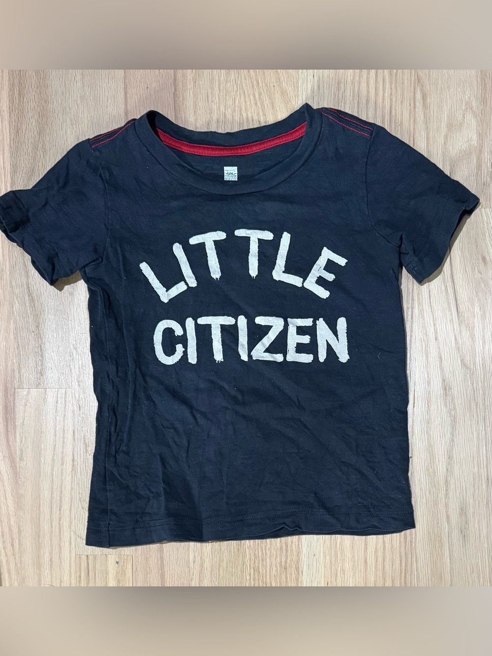 Tea Collection Black 'Little Citizen' Graphic Tee 4 4t